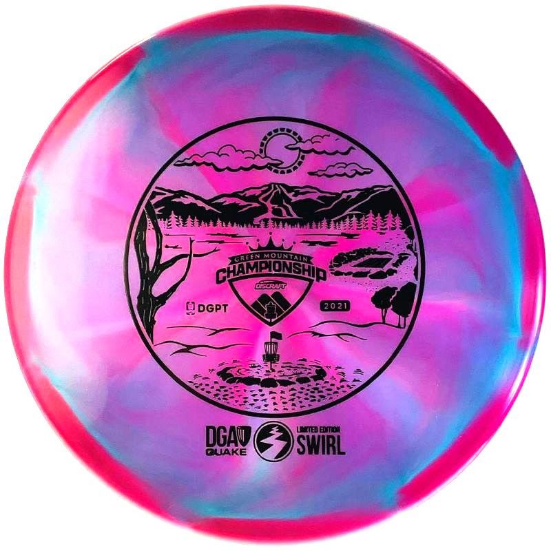 Limited Edition Swirl Quake - Truly Unique Disc Golf